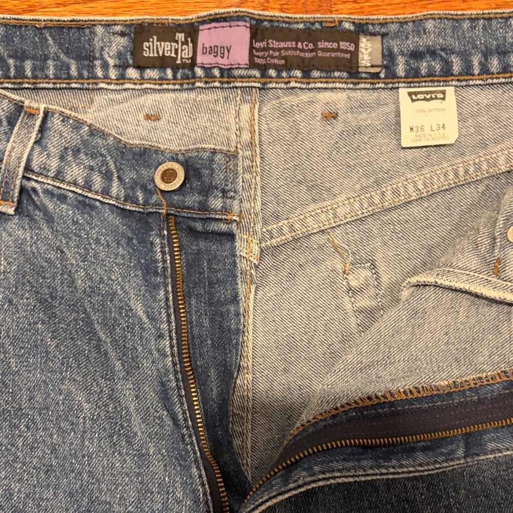 Levi's SilverTab Relaxed Fit Blue Jeans